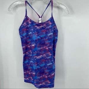 Lululemon‎ Sz 14 Blue Pink T back tank